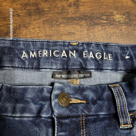 American Eagle Jeans 10 S Curvy Highest Rise Jegging 360 Next Level Stretch - Picture 4 of 11
